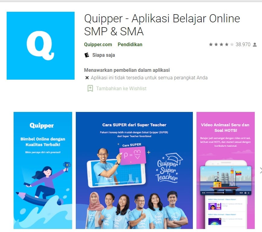 aplikasi Quipper 