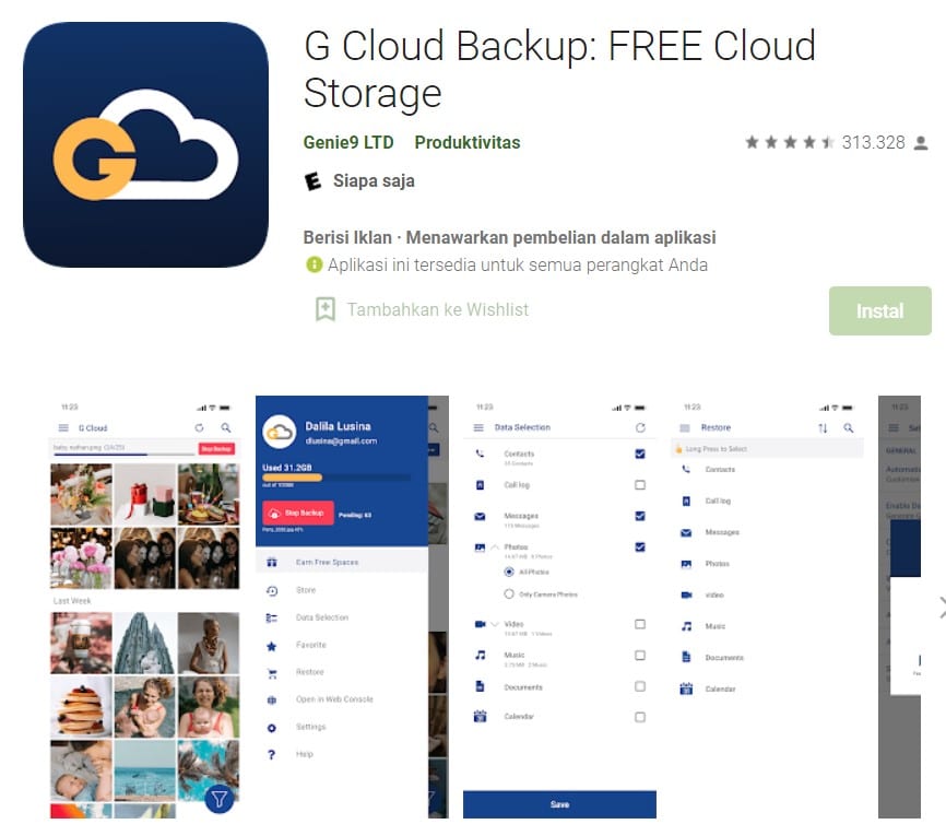G Cloud Backup: FREE Cloud Storage