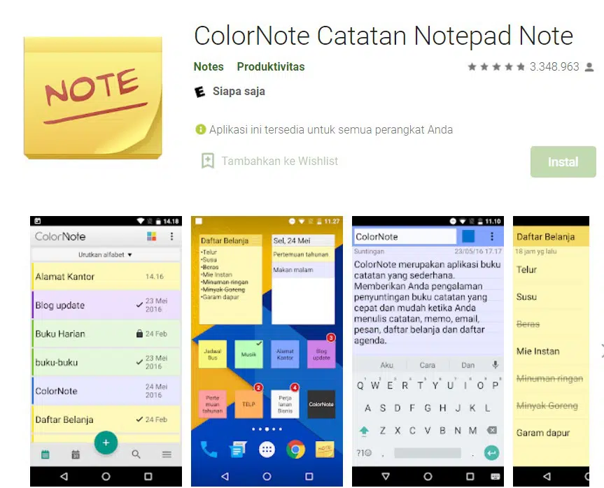 8 Daftar Aplikasi Catatan Note Terbaik Untuk Android & Laptop