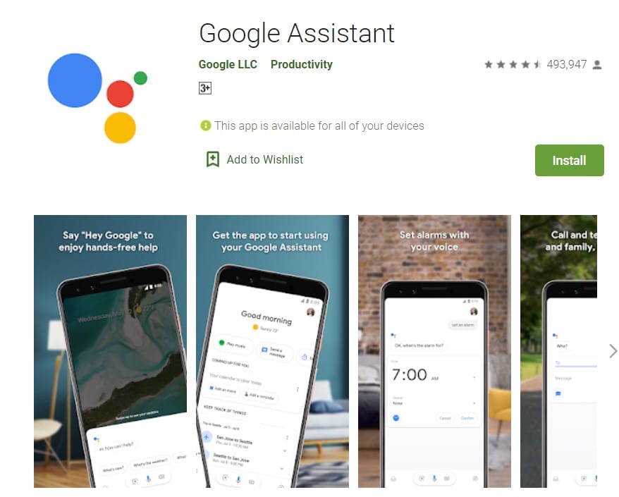 aplikasi Google Assistant