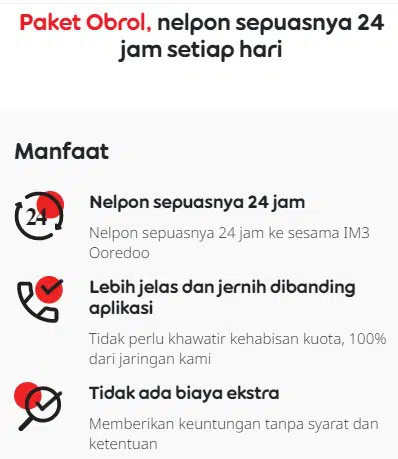 2 Daftar Paket Nelpon Indosat 
