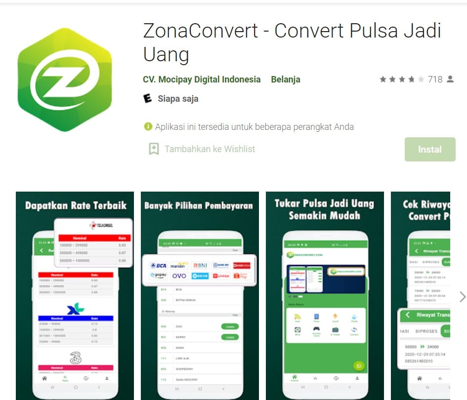 aplikasi ZonaConvert
