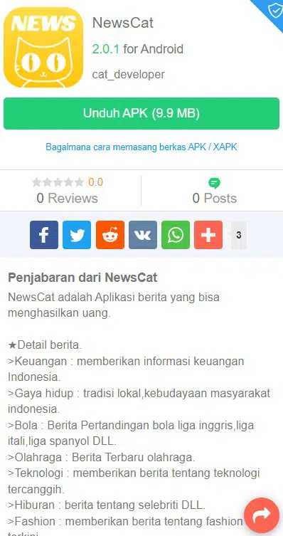 aplikasi Newscat