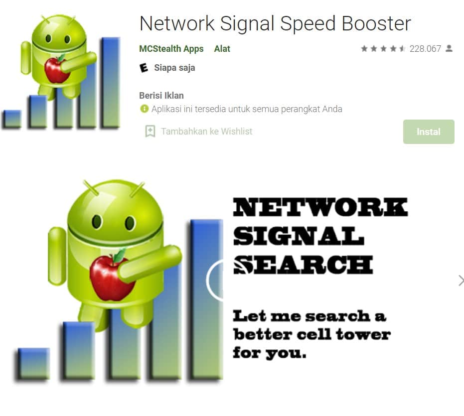 aplikasi Network Signal Speed Booster