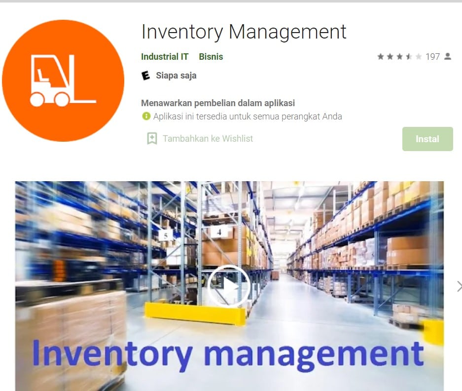 aplikasi Inventory Management
